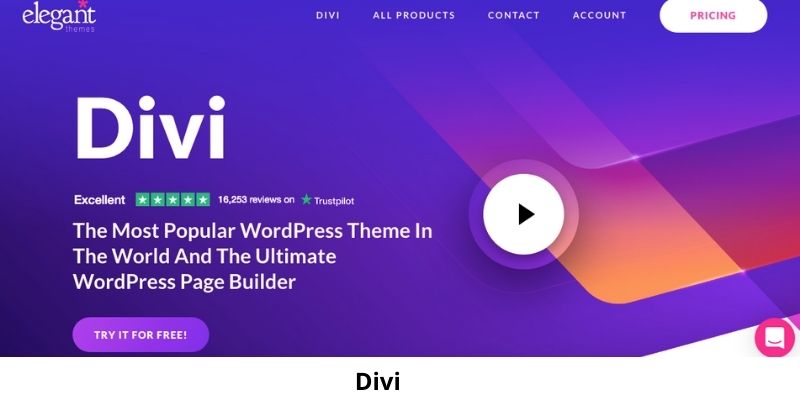 Divi: Best WordPress Themes for Life Coaches