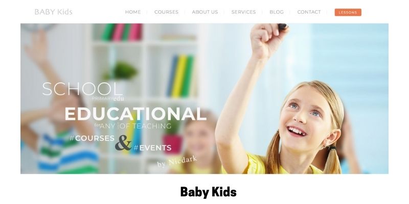 Baby Kids: Best Primary School WordPress Theme 