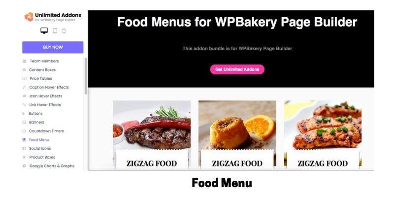  Food Menu: WordPress Restaurant Menu Plugin