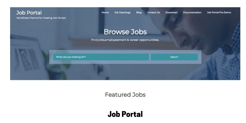 Job Portal: WordPress Theme for Job Site