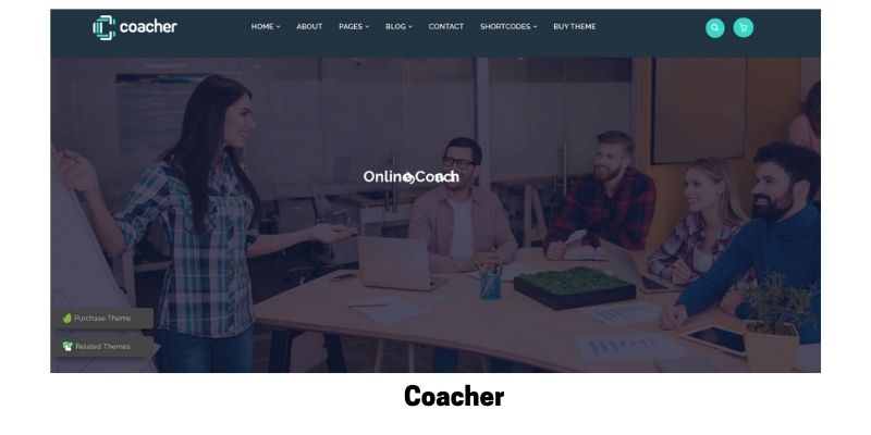 Coacher: Best WordPress Themes for Life Coaches