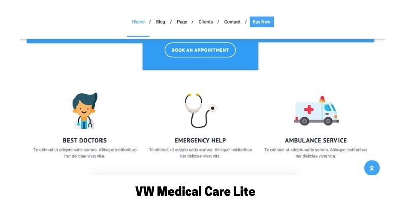 VW Medical Care Lite: What is the Best Medical WordPress Theme